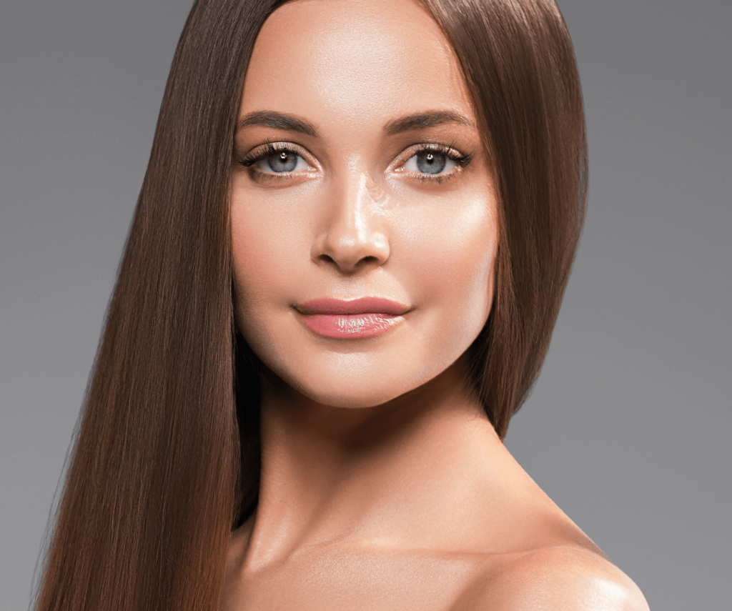 Close-up of dermal filler treatment being applied at a medspa