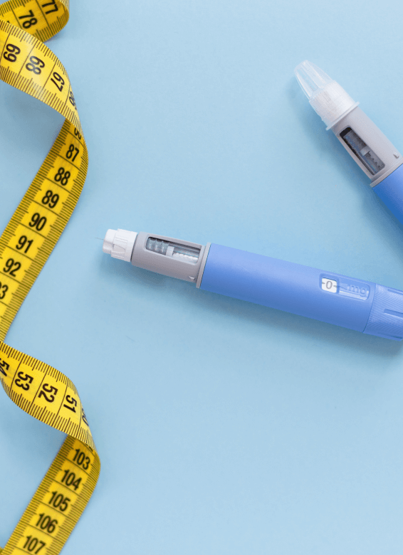 Patient receiving a weight loss injection at Qway MedSpa.