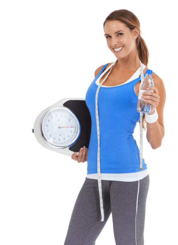 Patient receiving a weight loss injection at Qway MedSpa.